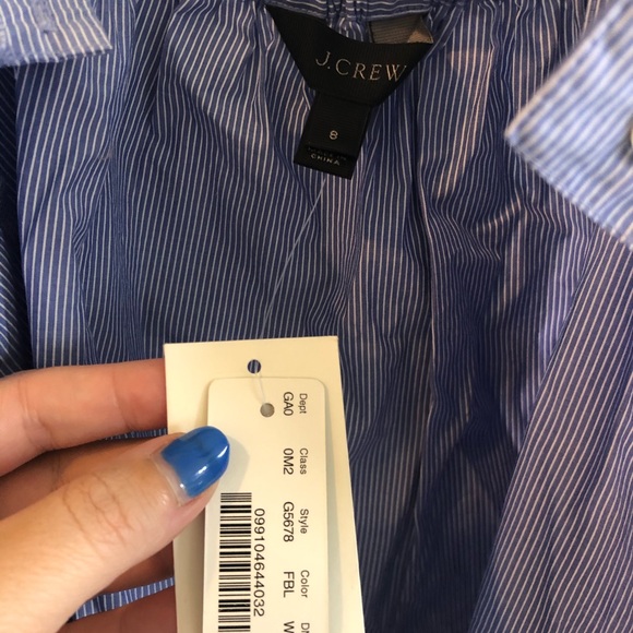 J.crew summer seersucker tank. NWT - Picture 2 of 3